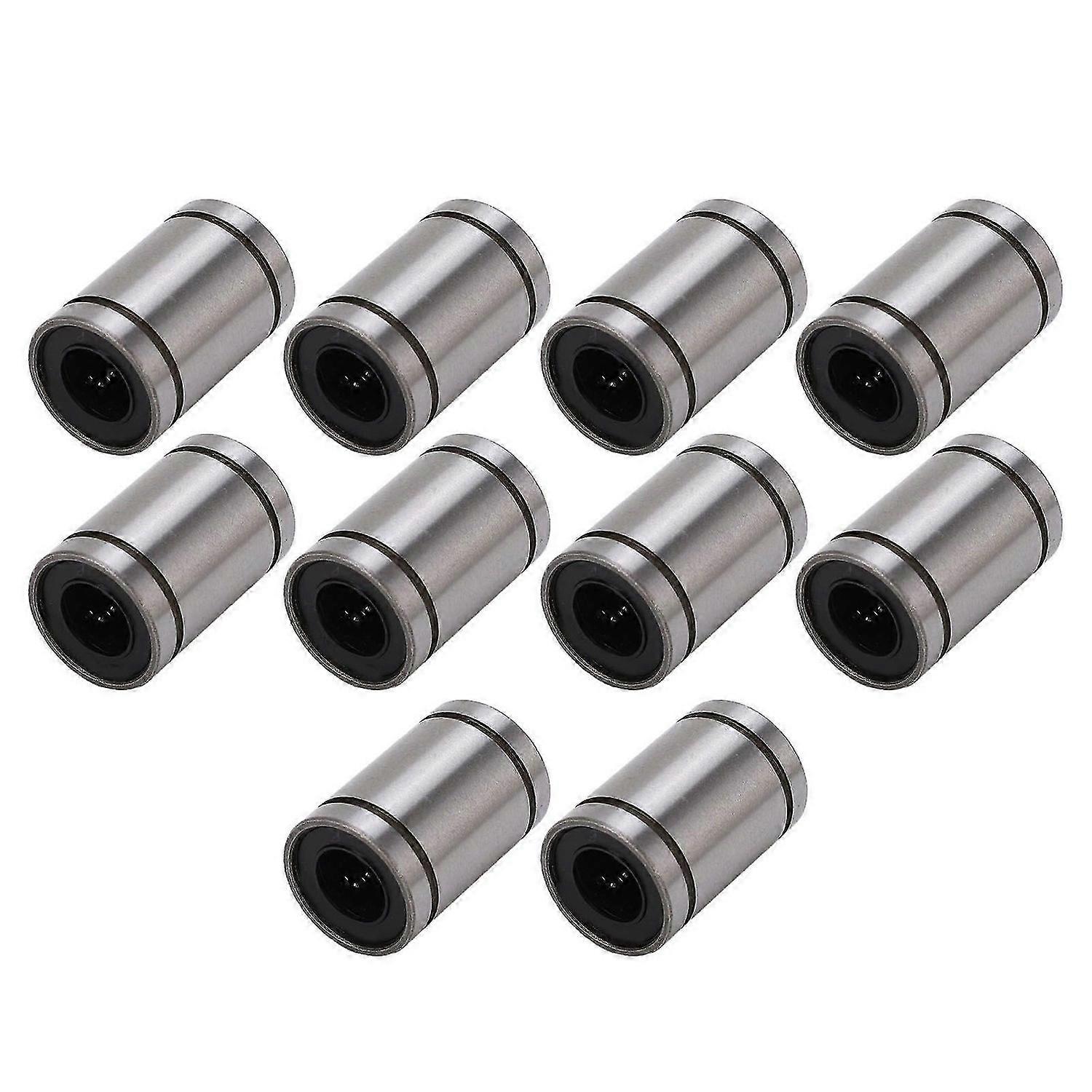 2025 Latest Model 10 Pcs LM10LUU Linear Bearings Alloy Steel Linear Motion