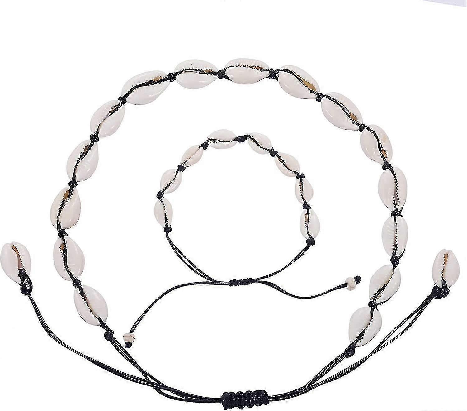 2 Pcs Shell Necklace Bracelet. Shell Bracelet Shell Necklace  Shell Bracelet Gift