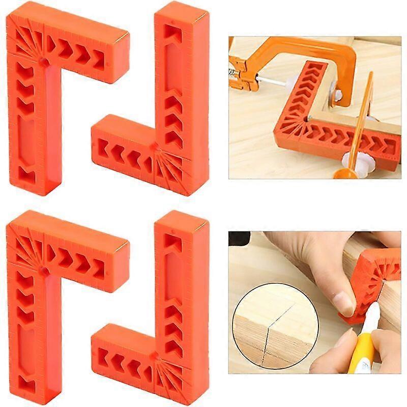 4Pcs 90 Degree Right Angle Positioning Squares for Woodworking Picture Frames