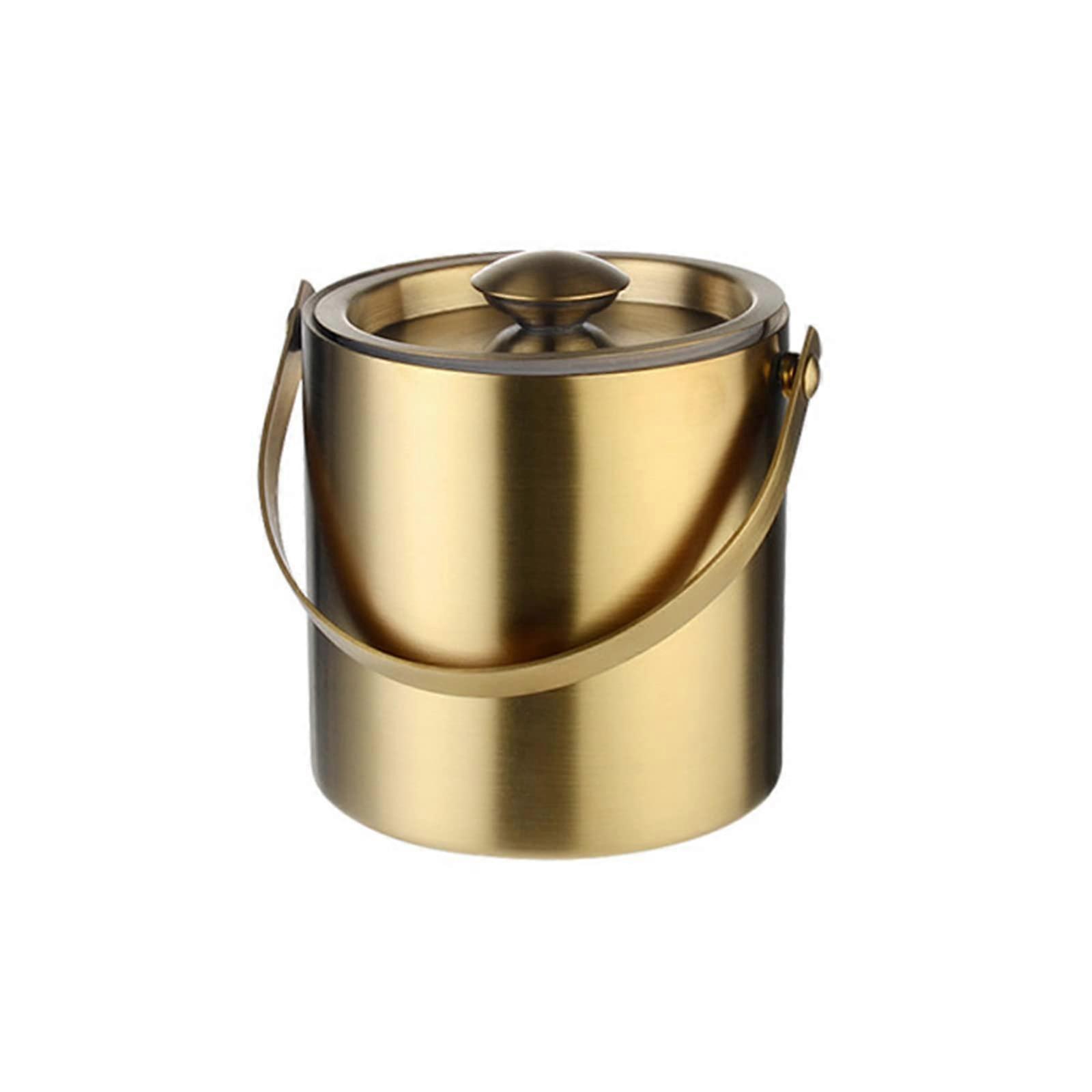 Stainless Steel Insulated With Lid Beer Chiller Model B Gold