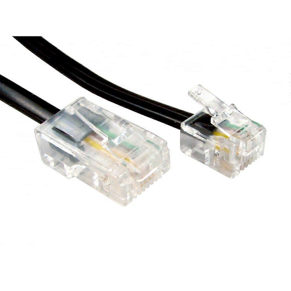 BT Male to RJ45 Cat5e Cable Cat5e Ethernet Patch Lead For Landline Telephone Modem Router RJ11 Phone Socket 1 Meter
