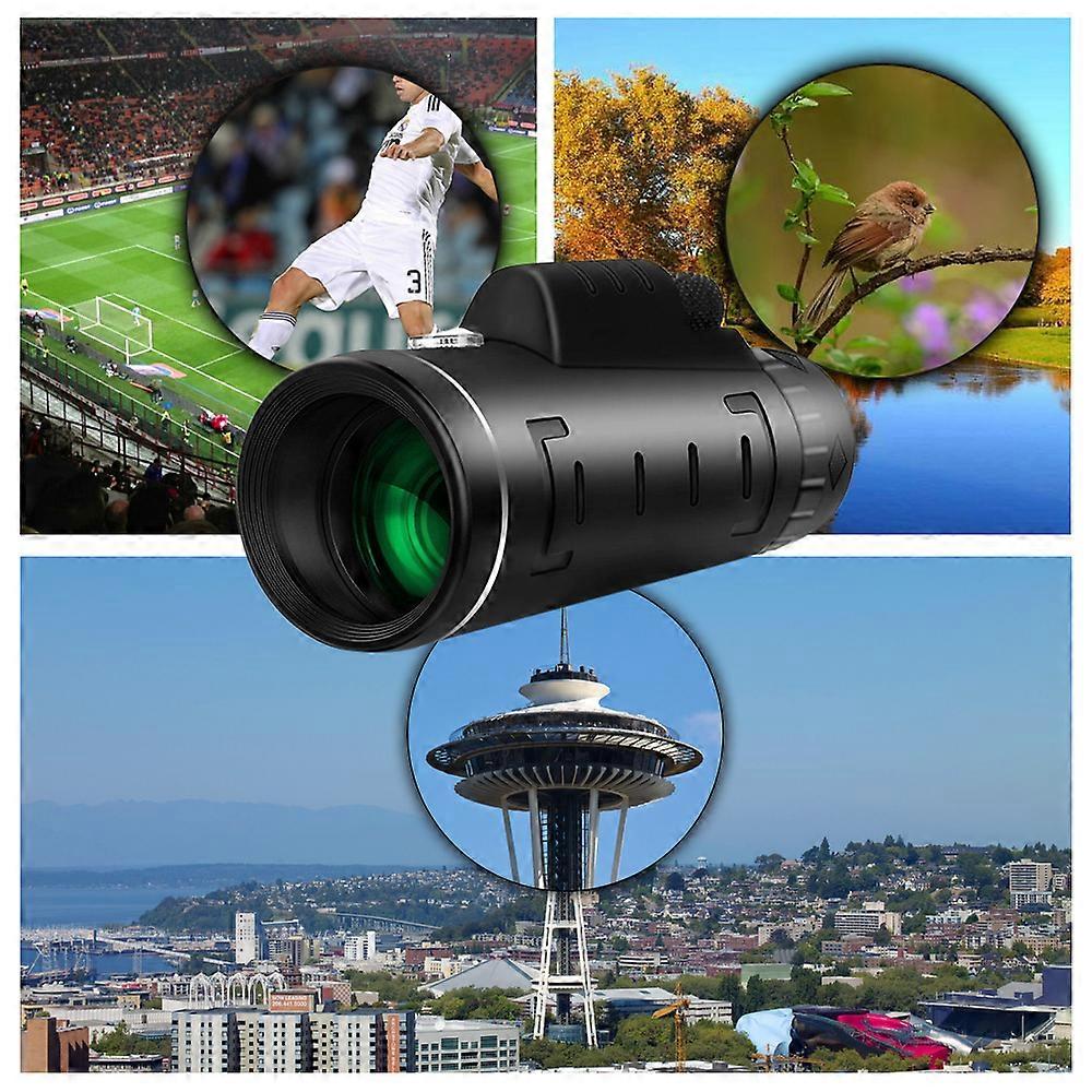 40X60 High Power Monocular with Compass, Tripod & Smartphone Adapter