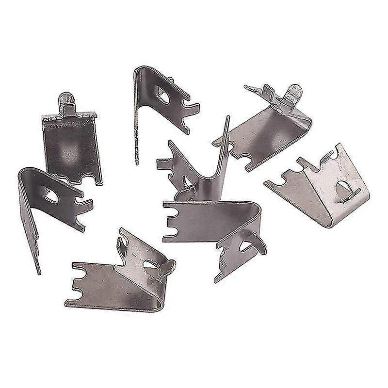 12pcs Freezer Shelf Clip Freezer Cooler Shelf Support Shelf Square Clips Stainless Steel Shelf Clip for Refrigerator