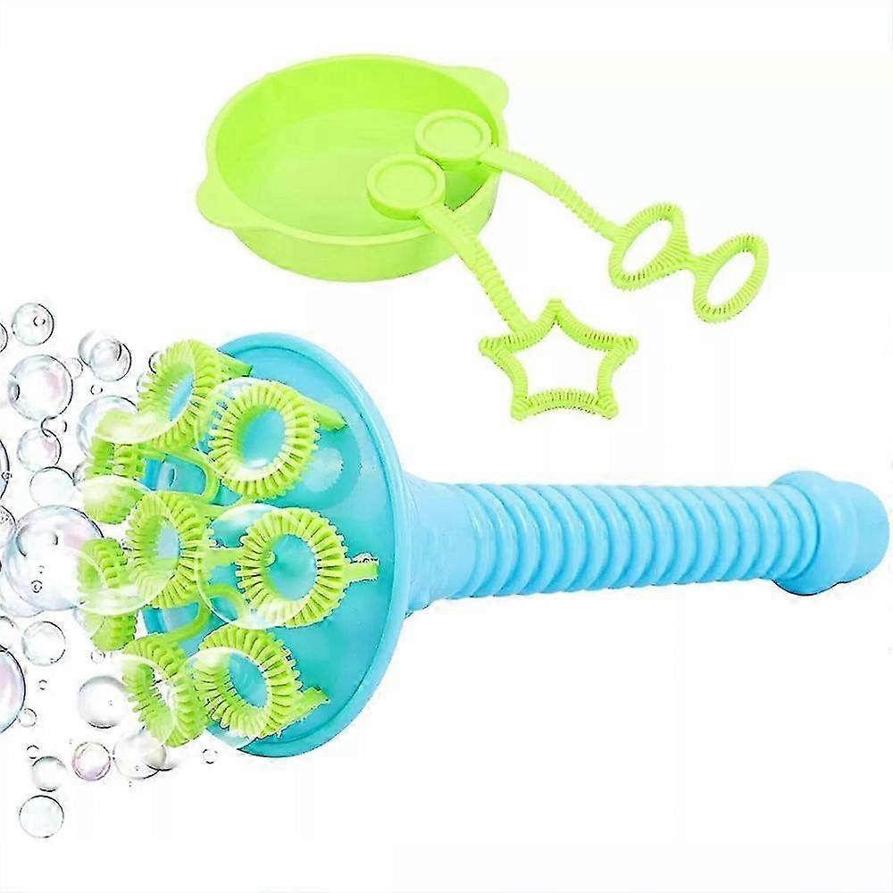 2025 Trumpet Bubble Blower, Speaker Bubble Blower Set, Funny Bubbles Maker Toys