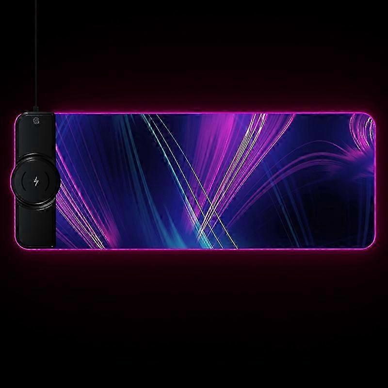 K9186 Multifunctional RGB Lighting Mouse Pad With Wireless Charger 2025