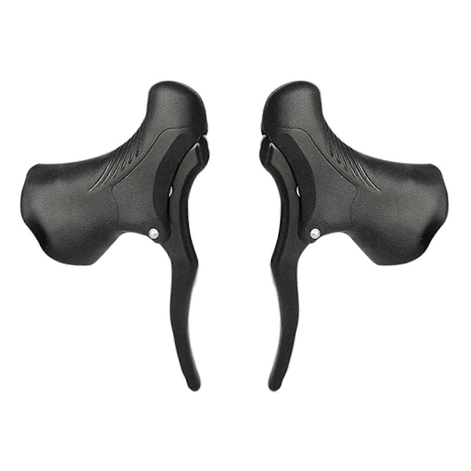 Lightweight Aluminum Bicycle Brake Handle MTB Mountain Bike Cycle Brake Levers Front & Rear Brake Levers Drop Handlebar Set