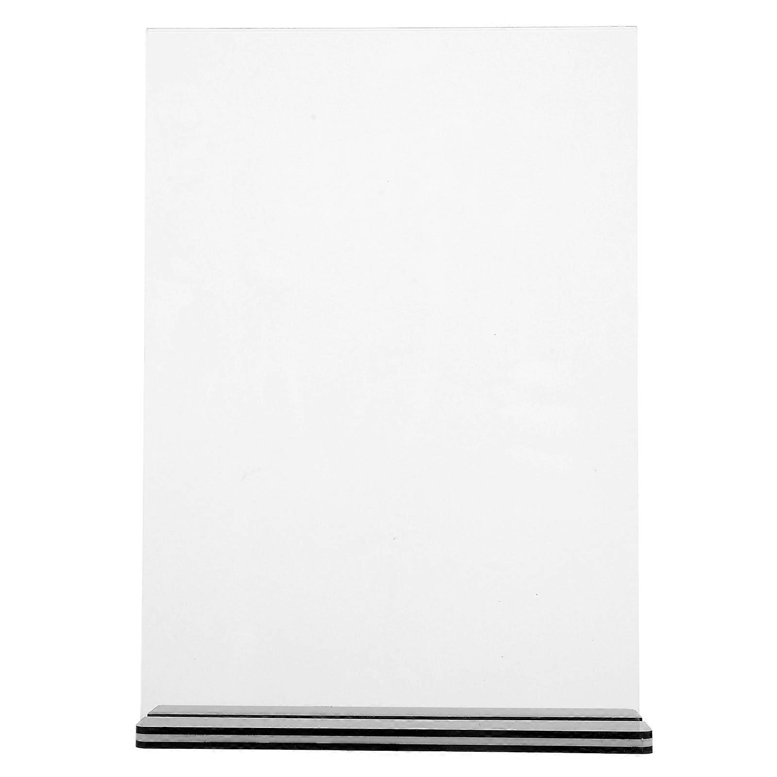 Acrylic Sign Holder for Display Transparent Menu Display Stand