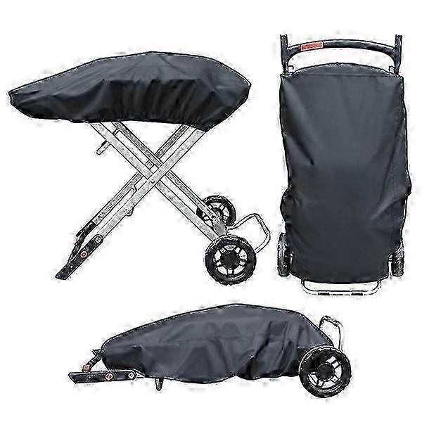 Windproof Grill Cover 100*47*25cm Compatible with Weber Traveler Razor Griddle GGC2030M