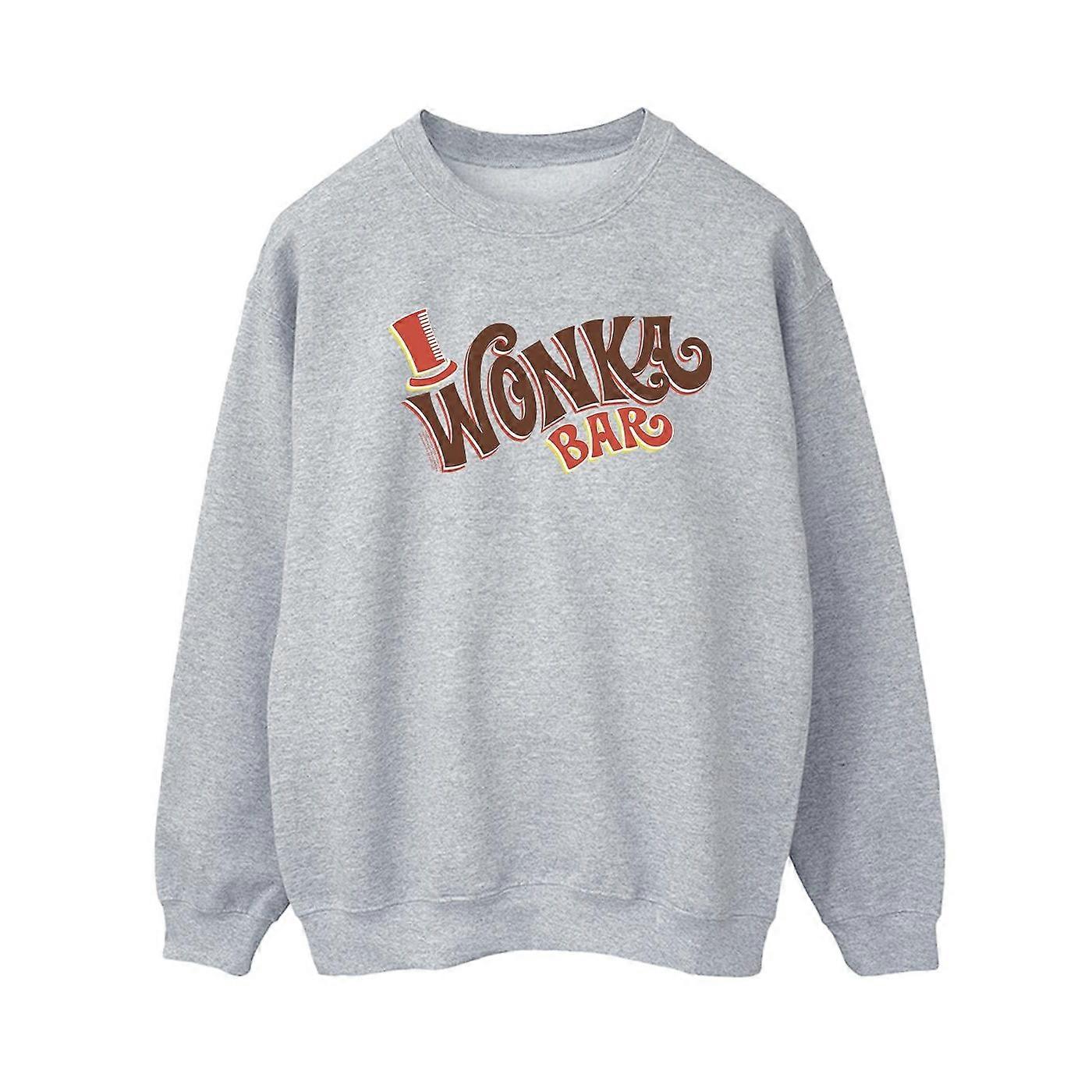 Willy Wonka Dames/Dames Bar Logo Sweatshirt