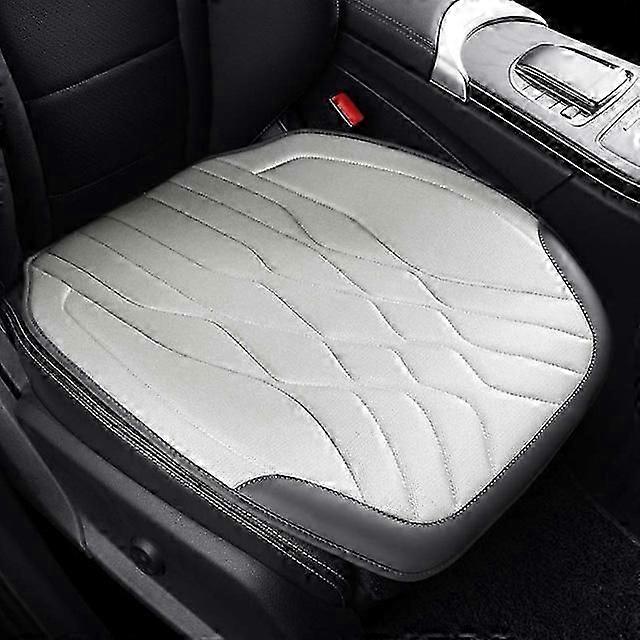 Car Seat Covers Skin-frinedly Nappa Leather for Baby Seat Cushion Ice Silk Fabric Breathable Automobiles Seat Cushions