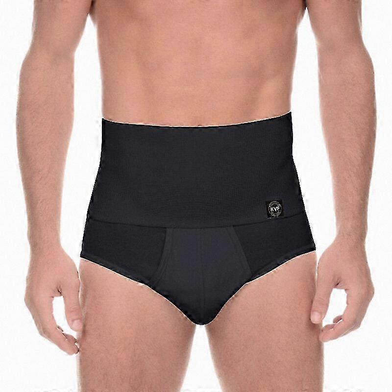 Men's Supportive Compression Brief - Breathable Elastic Waist for Comfort and Lift