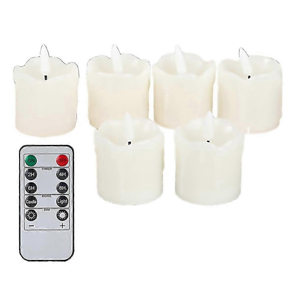 For Flickering Flameless Votive Candles With Remote Timer For Wedding