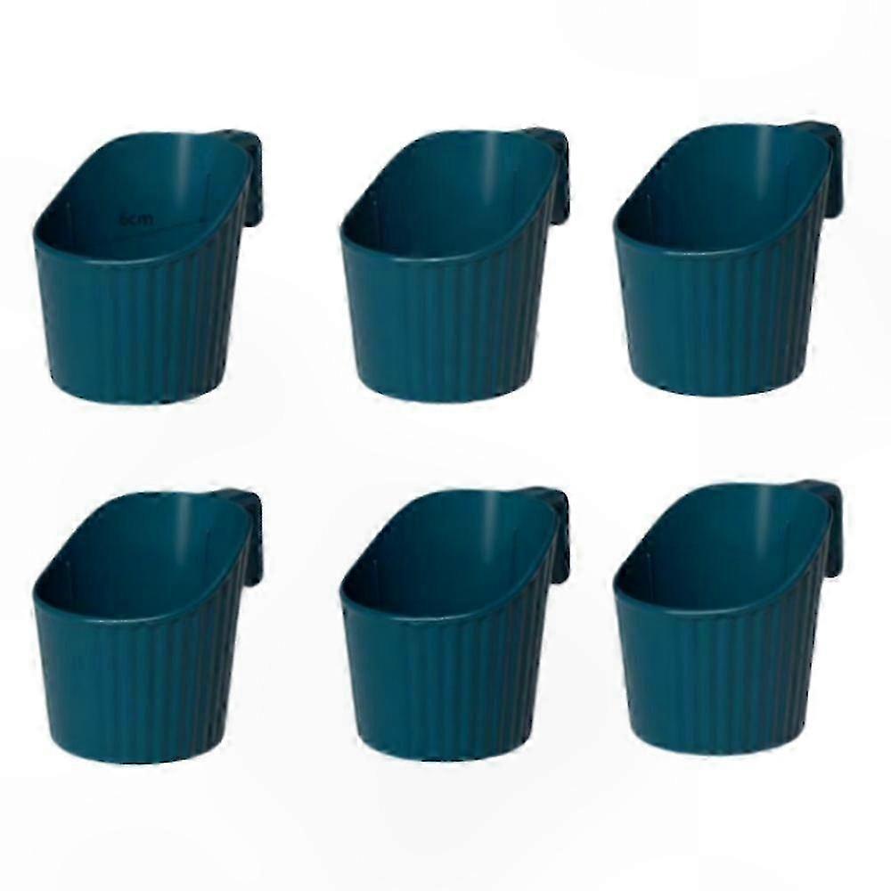 6-Pack Insulated Plastic Sleeves for Hot Beverage Cups