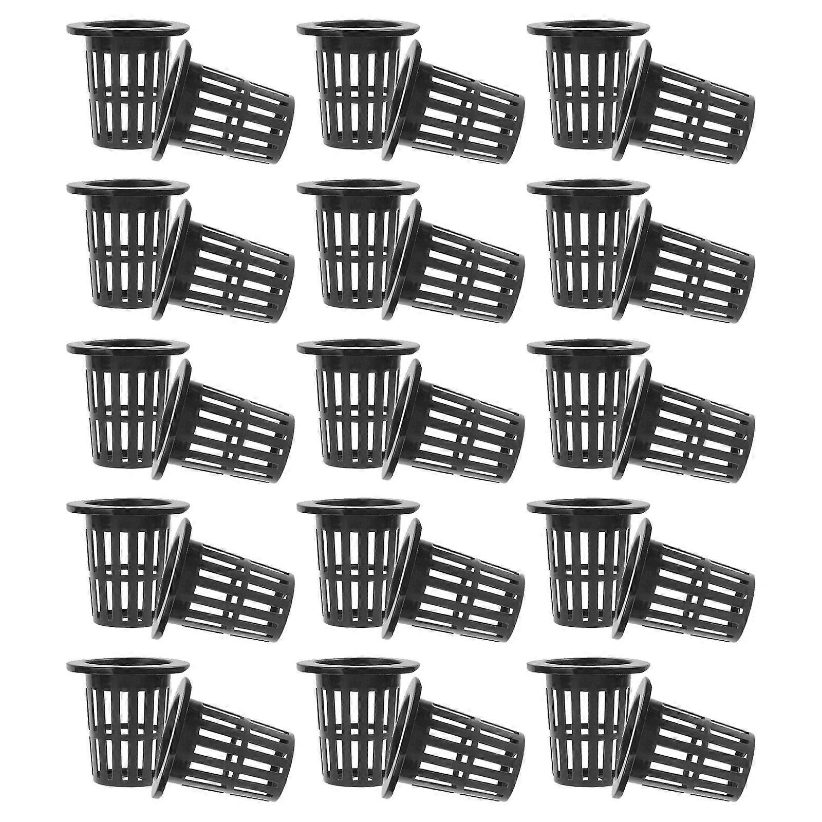 Hydroponic Plant Pot Plastic Basket for Growing Plants 150Pcs Set