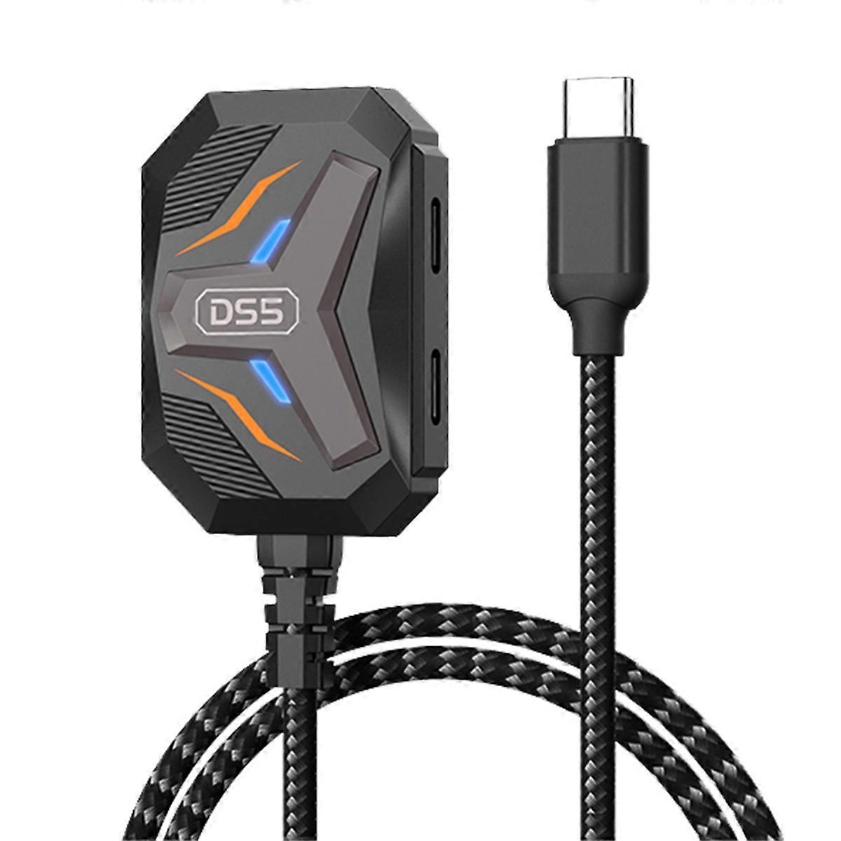 DS5 Hub Adapter Type C Universal Adapter Headphone Converter Tablet Converter Type-C Data Adapter PD Charger Adapter