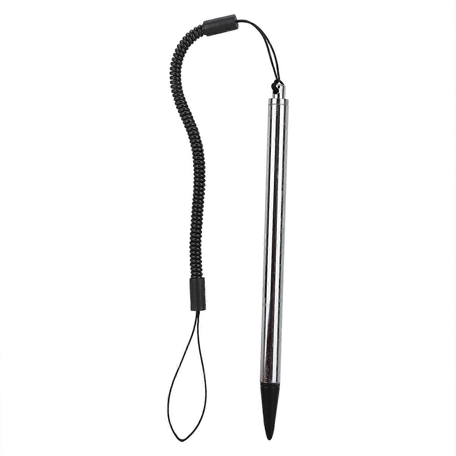 Resistive Touch Screen Stylus Pen with Spring Cable for POS PDA Browser (Silver)