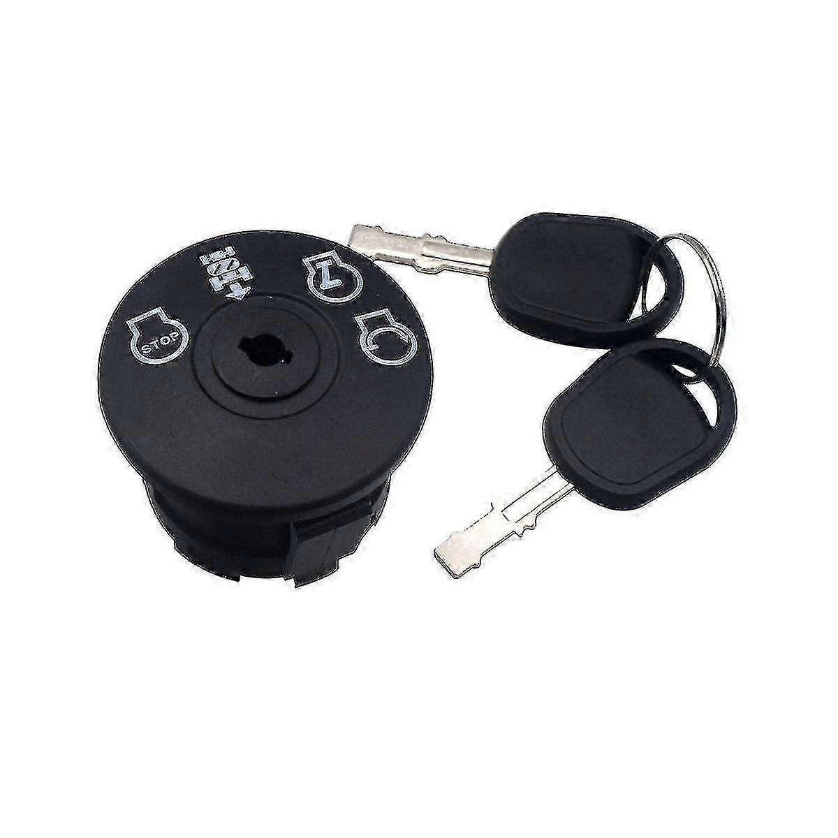4-Position Ignition Switch with Key for Riding Lawn Mower and Tractor Models 193350