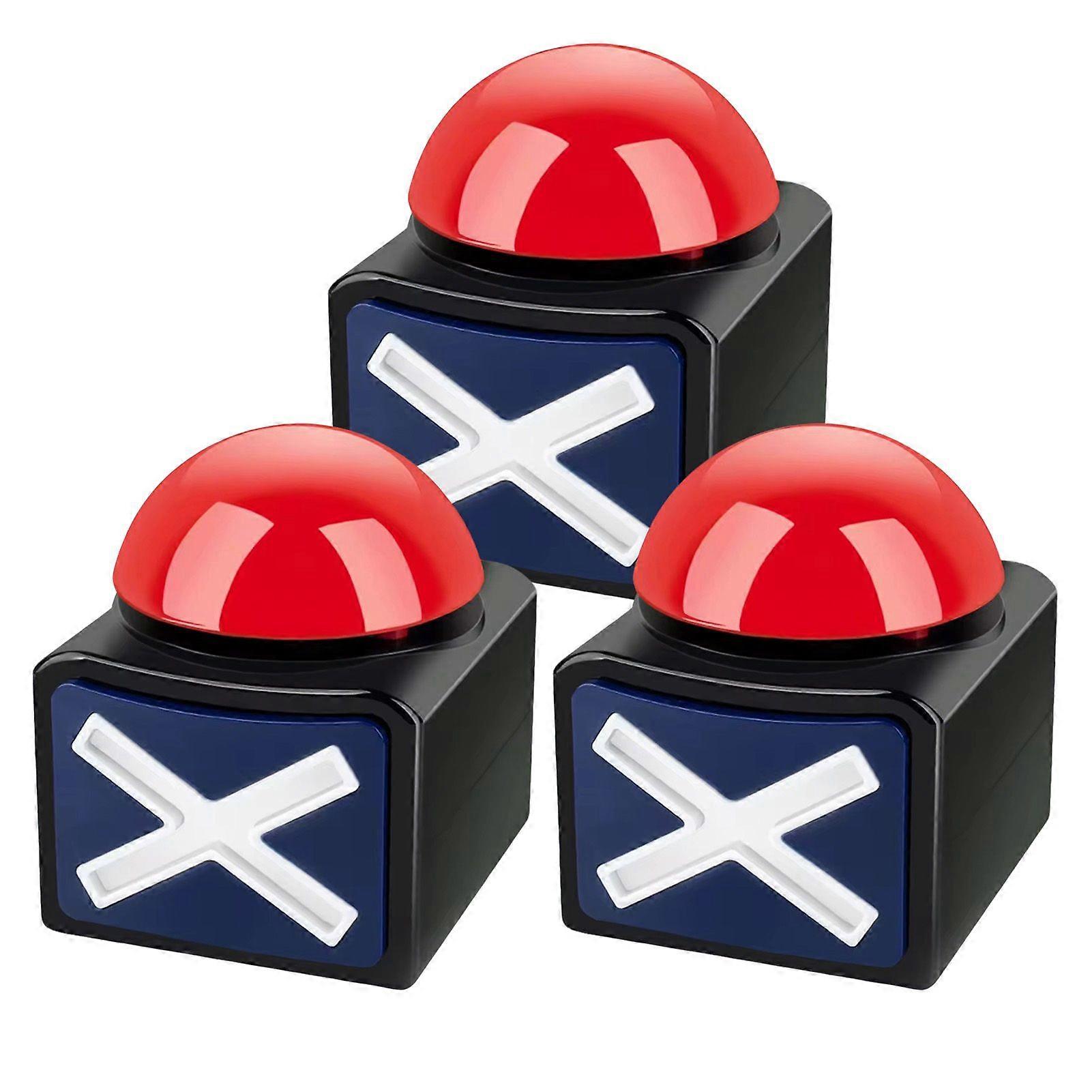 Game Answer Buzzer with Lights and Sound Instant Feedback for Family Game Night Quizzes Competitions Group Play