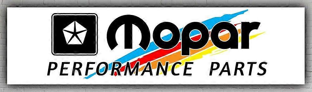 MOPAR Performance Wall Decor Banner Intérieur Extérieur Drapeau Blanc