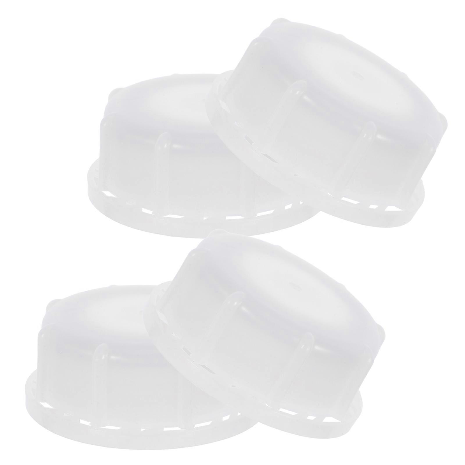 Durable Plastic Outer Lid for Chemical Storage Buckets with 8 Leak-Proof Caps