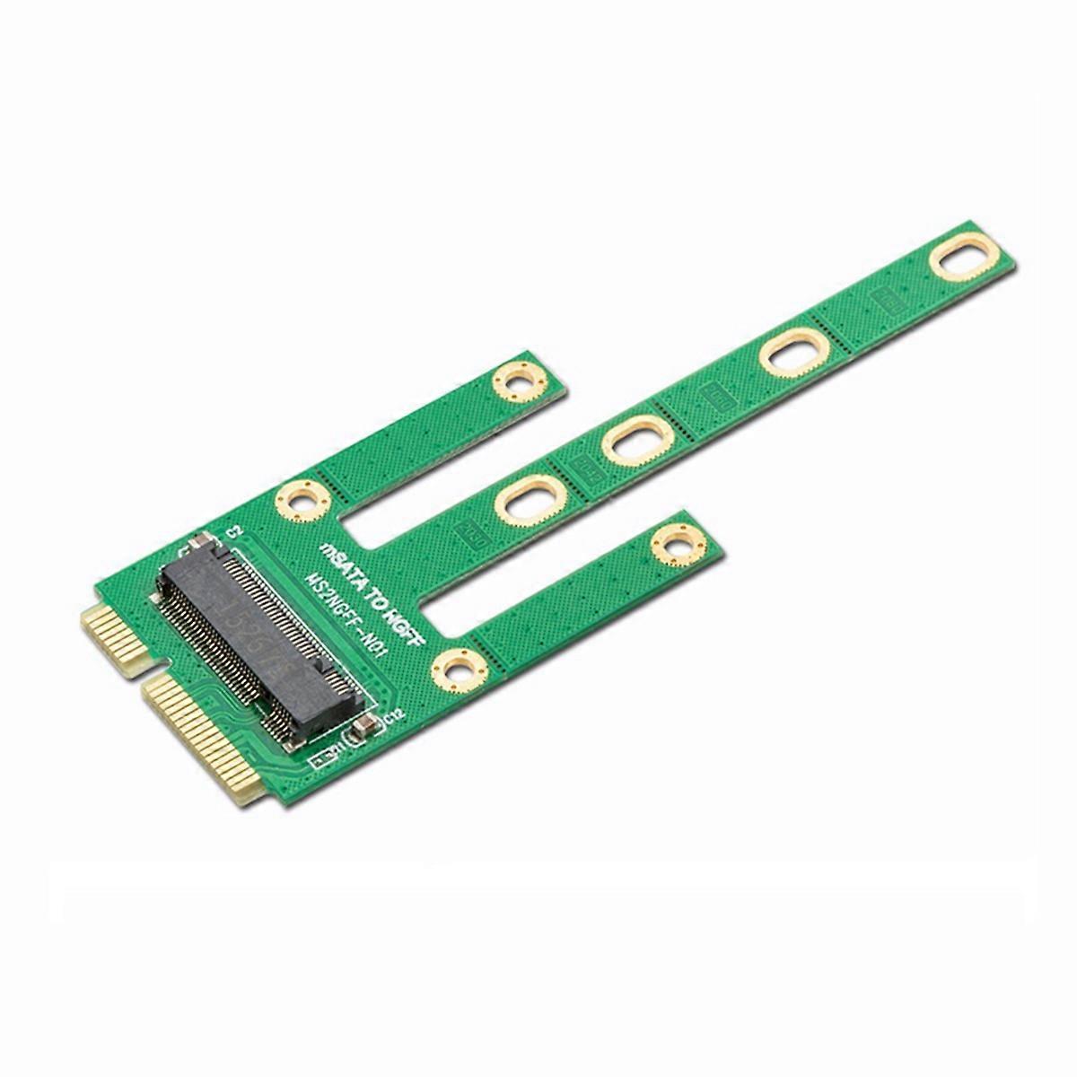 MSATA to M.2 NGFF Adapter Convert Card 6.0Gb/S NGFF M.2 -Bus SSD B Key to MSATA Male Riser M.2 Adapt