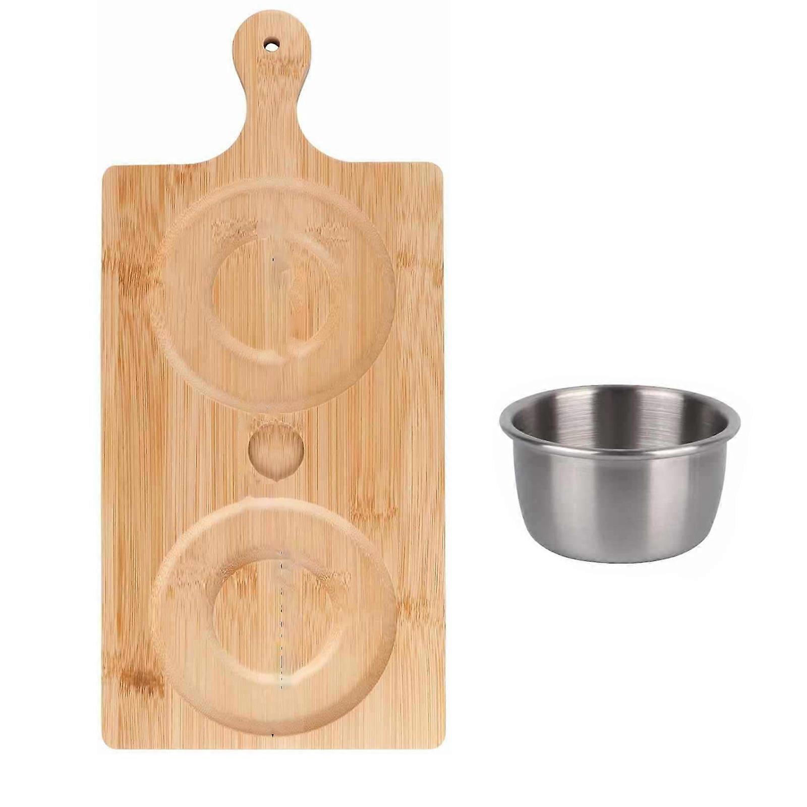 Countrified Style Cocktail Trim Tray With Spacious Compartment Food Safe Substance For Salt Sugar Rimming Bar Equipment Multicolor