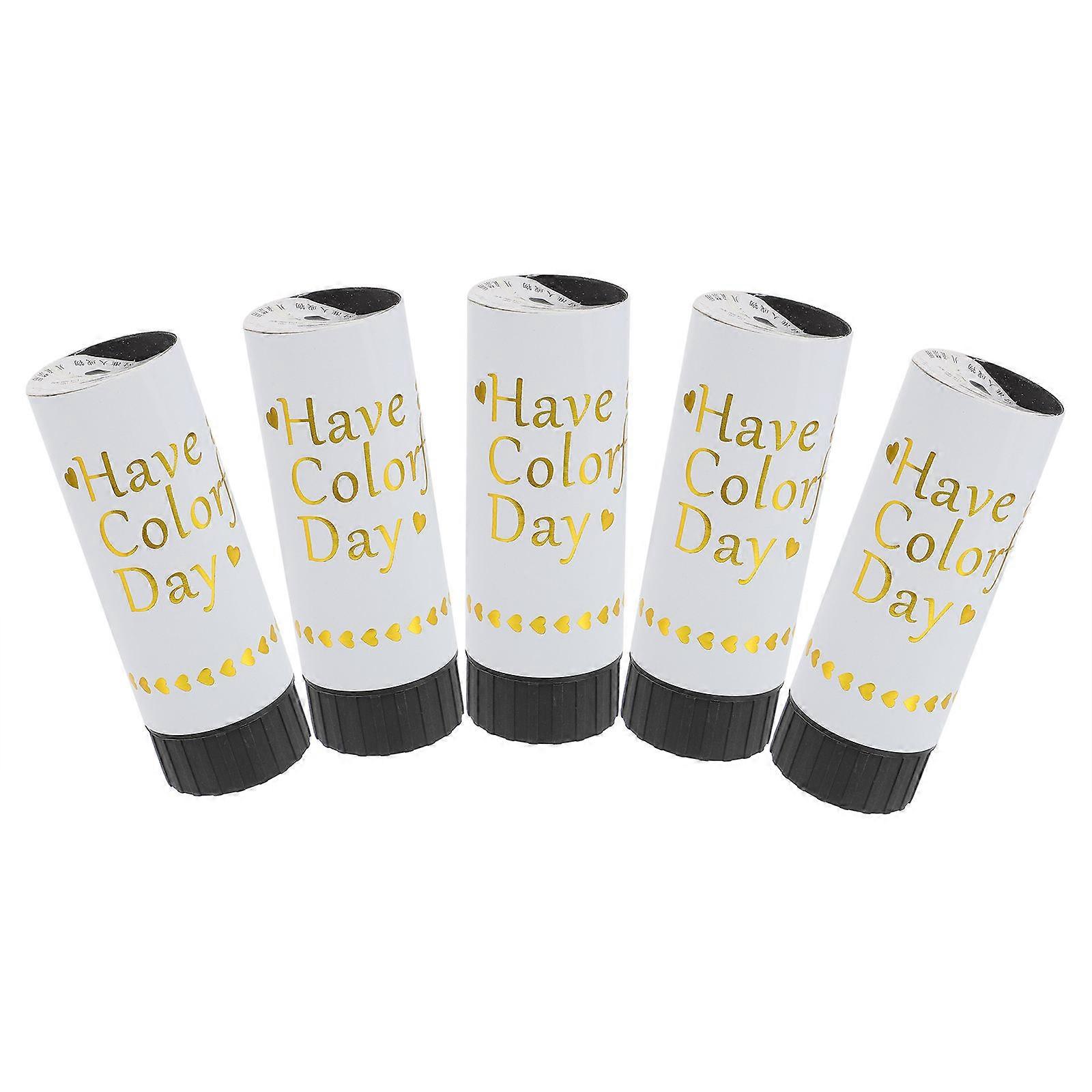 Portable Confetti Tubes for Decoration 5Pcs Handheld Confetti