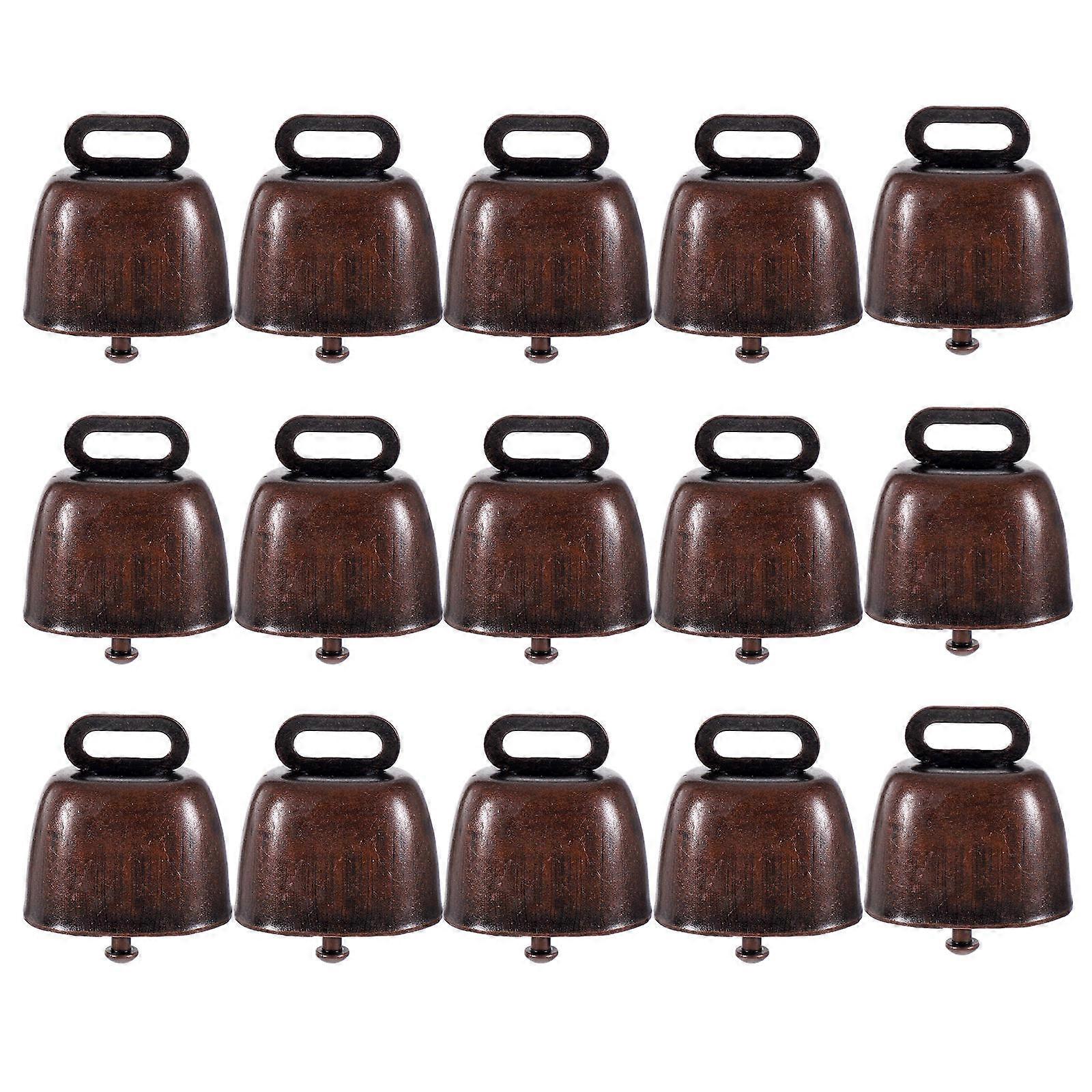 75Pcs Loud Metal Bells DIY Crafts For Outdoor Use Identifying Pets Cattle And Sheep In Vibrant Colors