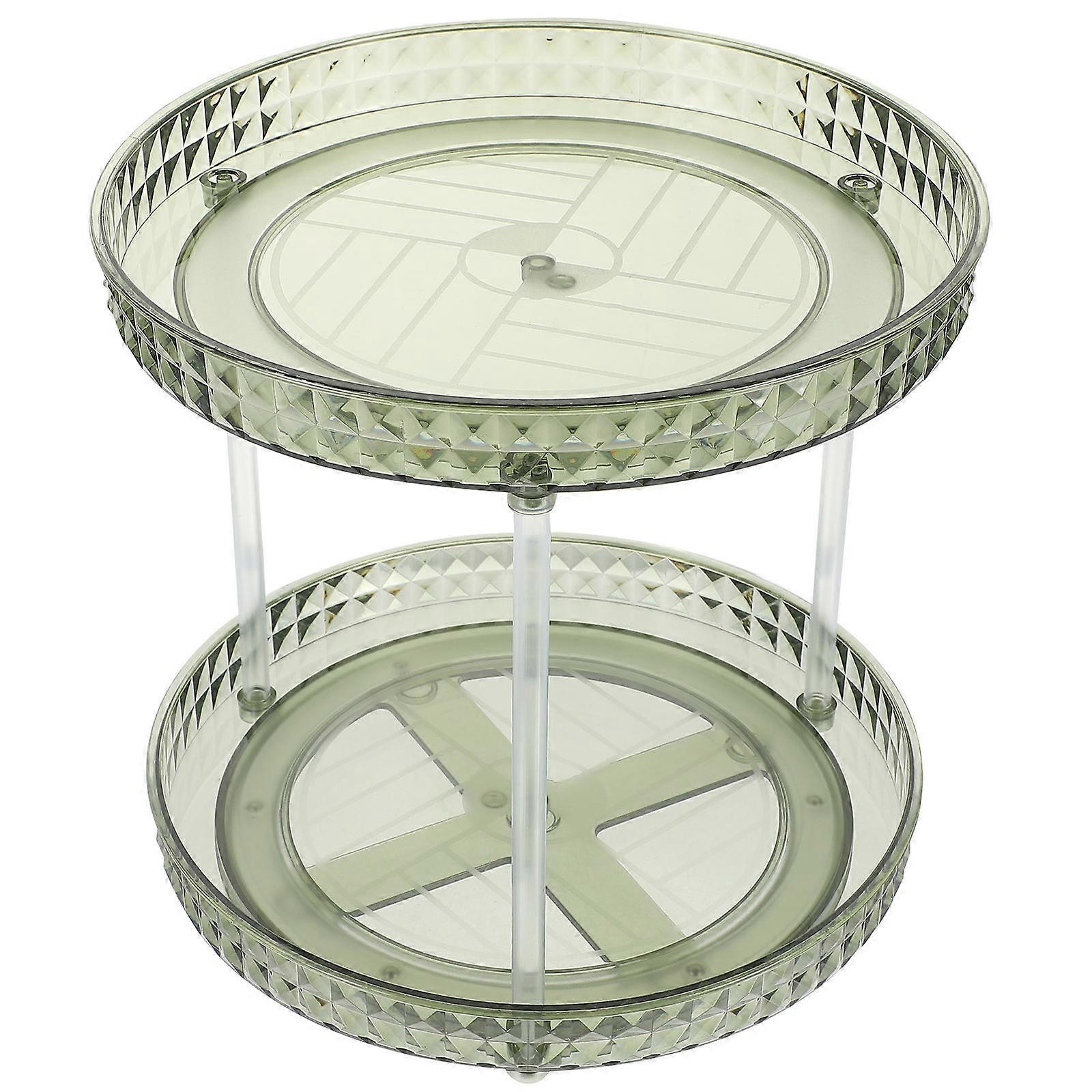 Makeup Organizer Rotating Perfume Display for Kitchen 23.5X23.5X22CM Degree Rotation 1Set