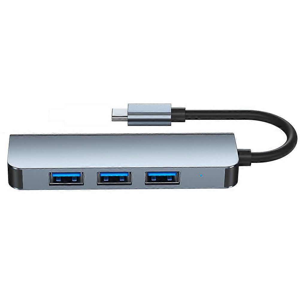 Multi-Port USB Hub 4 Ports Type-C to USB 3.0 Transfer Adapter 2Pcs