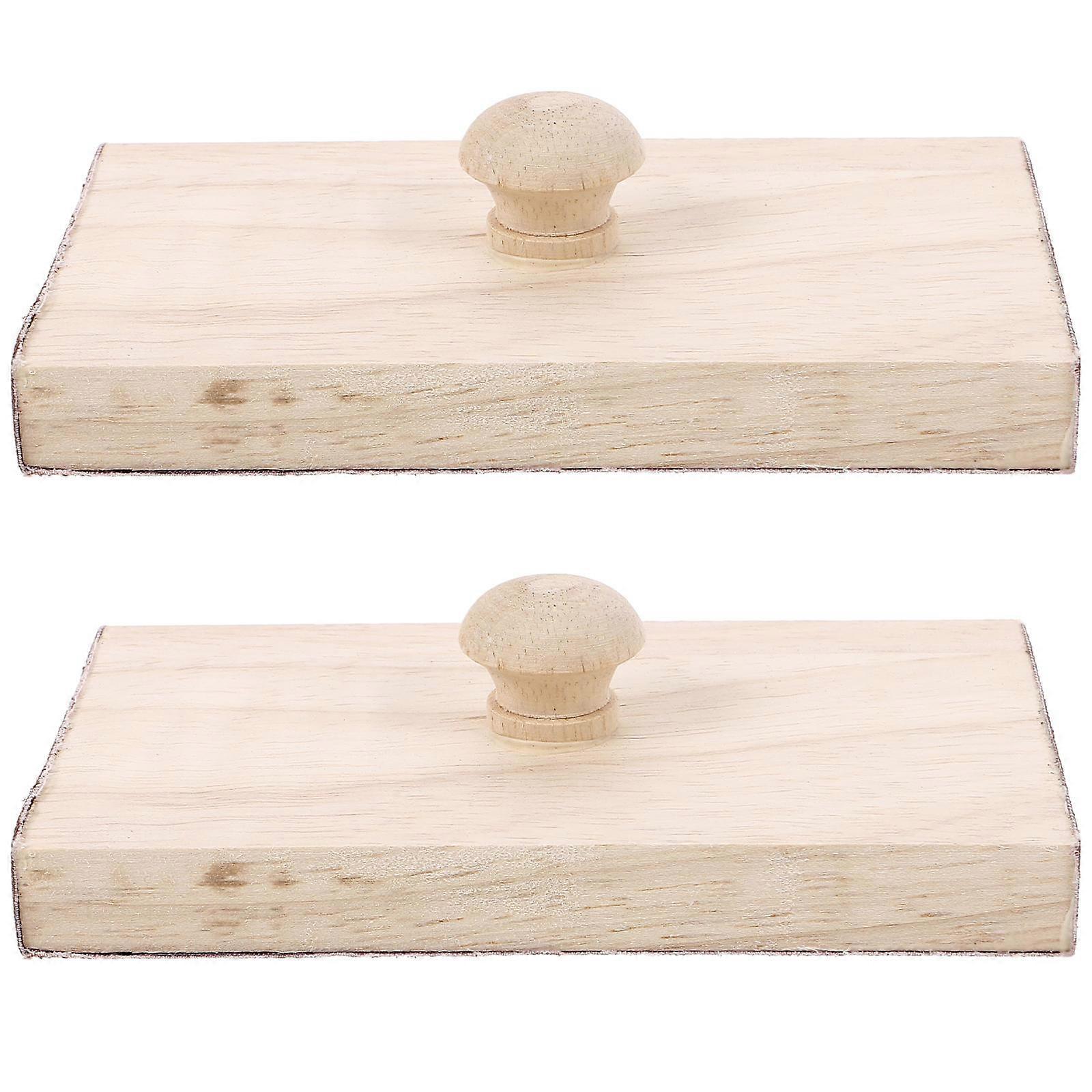 Musical Instrument Wooden Castanet for Rhythm Playing 5Pairs