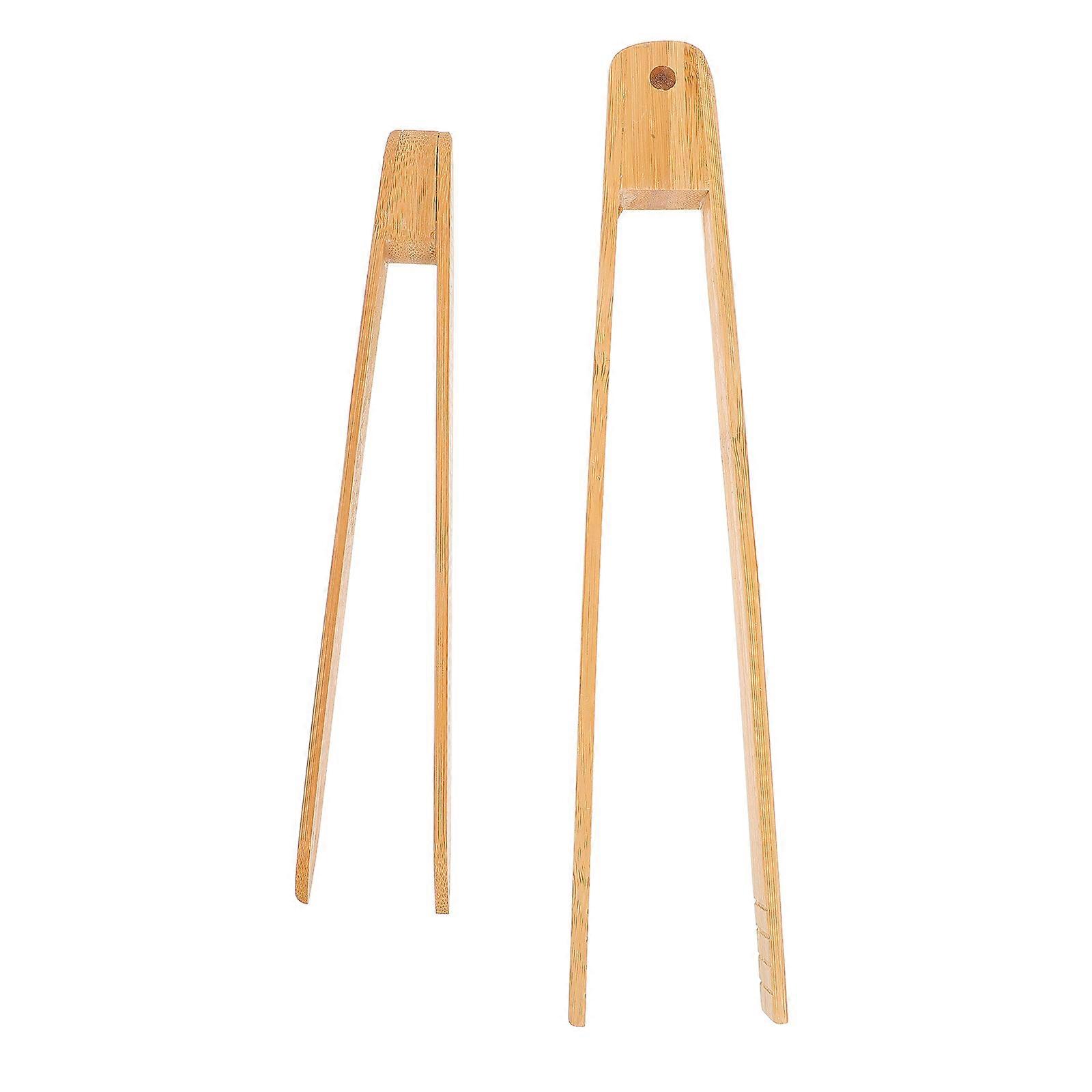 Household Bread Clip Bamboo Clamp for Easy Kitchen Use 2Pcs