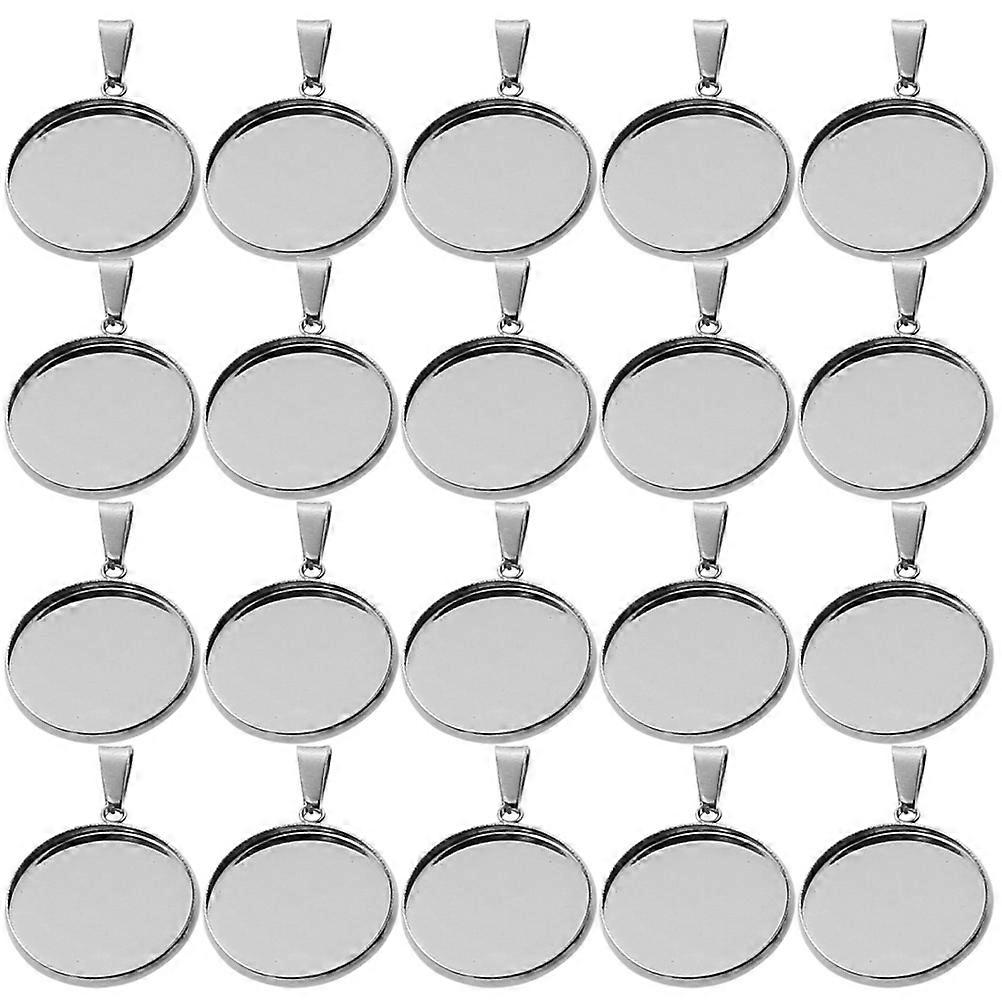 Jewelry Base Set With 160 Pcs Round Pendant Trays Covers Ideal For DIY Decoration And Practical Use In Daily Life