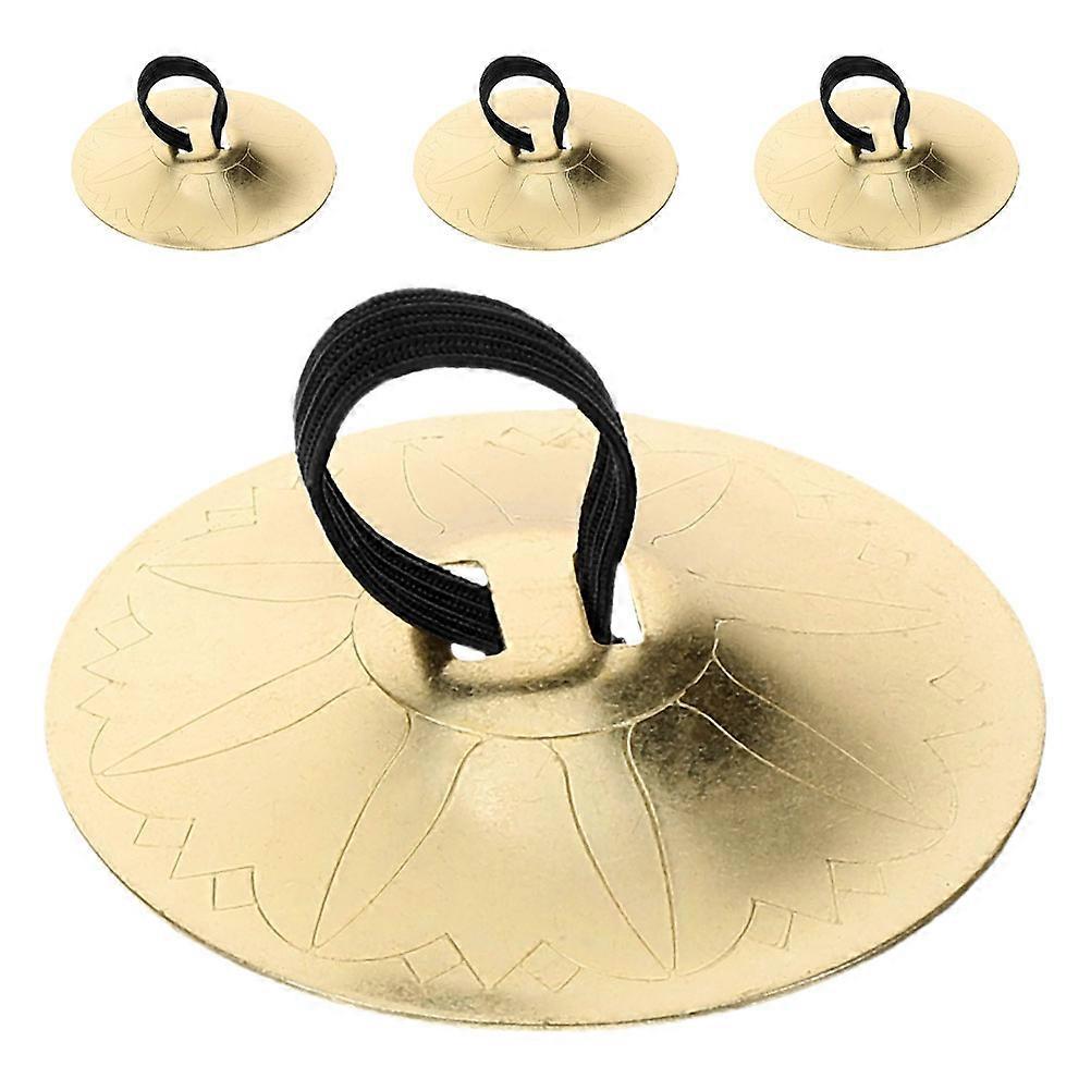 Finger Cymbals Belly Dancing Copper Cymbals for Dancing 6Pairs Set