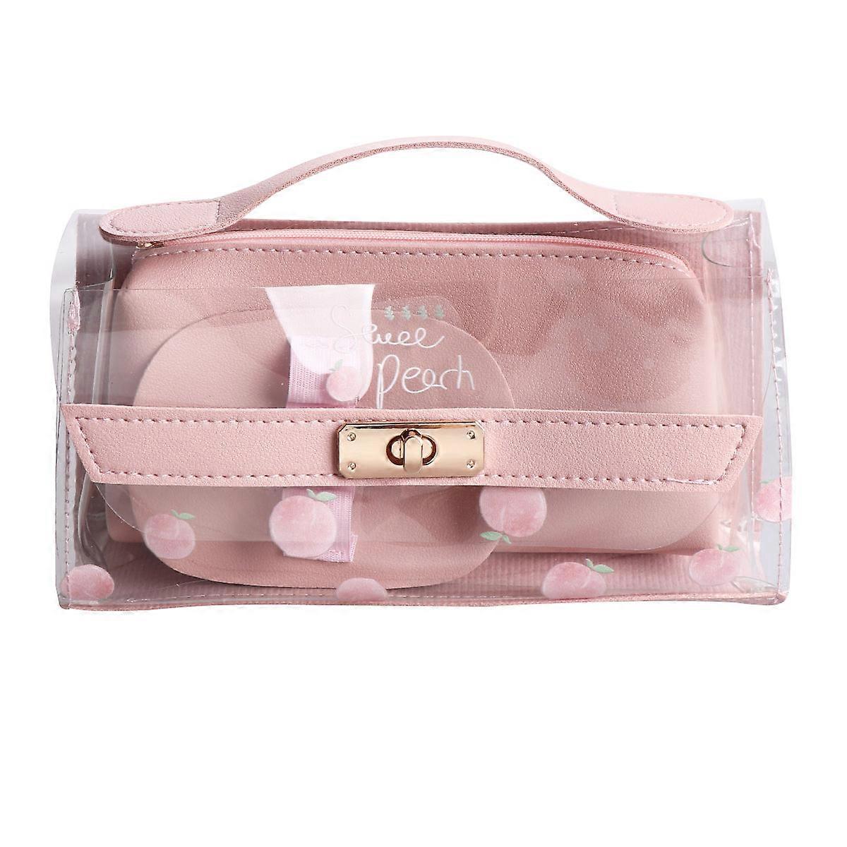 Cosmetic Bag for Kids Use 3Pcs Creative Transparent Pencil Case Large Storage