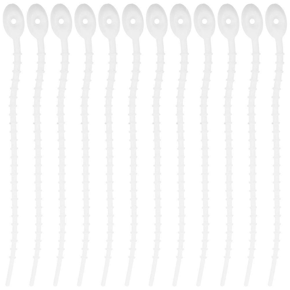 Cable Ties Holder For Organizing Cables Carrying Keys Securing Items 12.00X0.40X0.35cm TPR Material 100Pcs