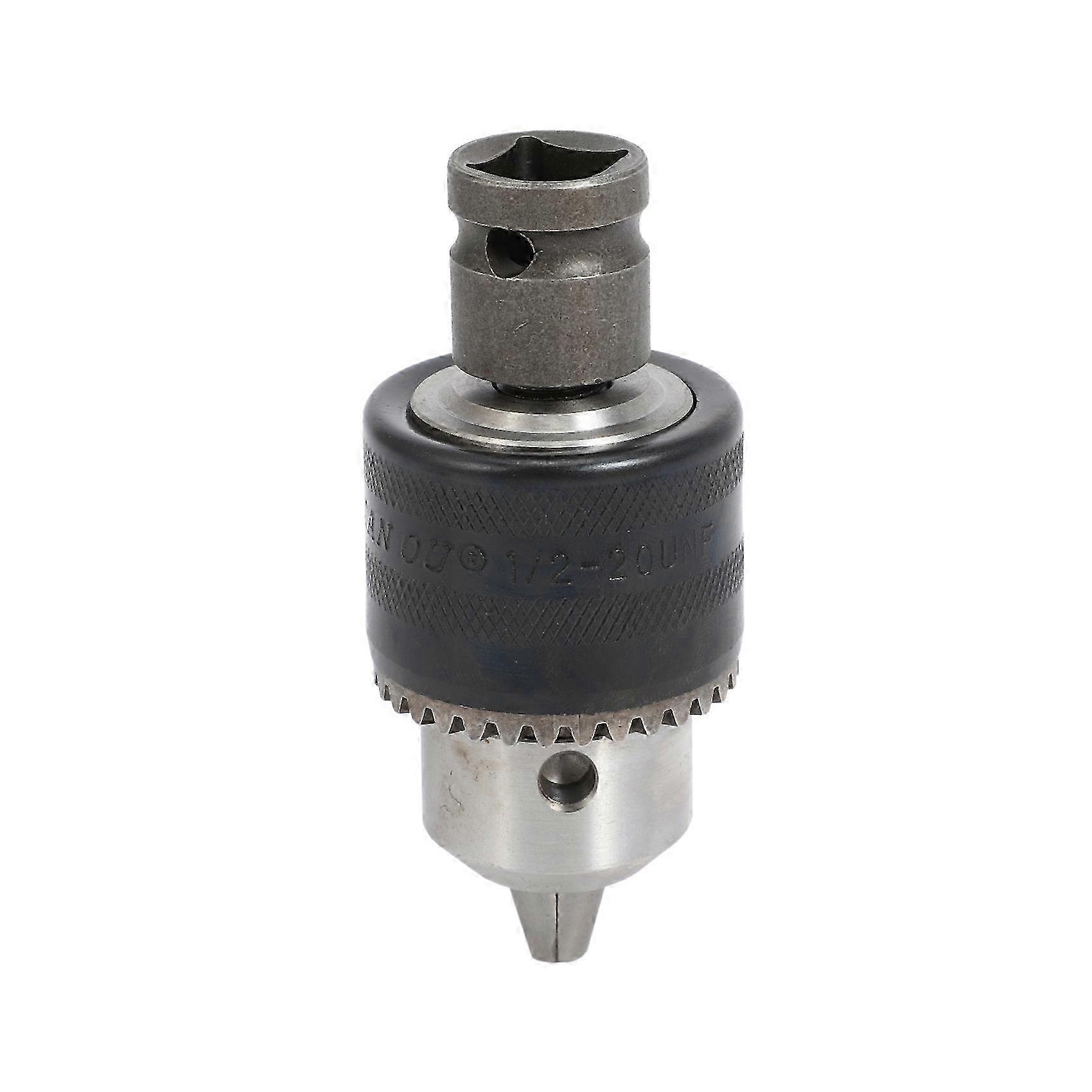 1/2 Inch Drill Chuck Adapter, 1.5-13mm Size for Impact Wrench and Electric Drill Compatibility
