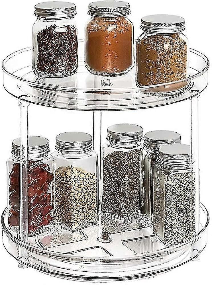Kitchen Shelf, Kitchen Organizer, Rotating Spice Shelf For Salt And Pepper