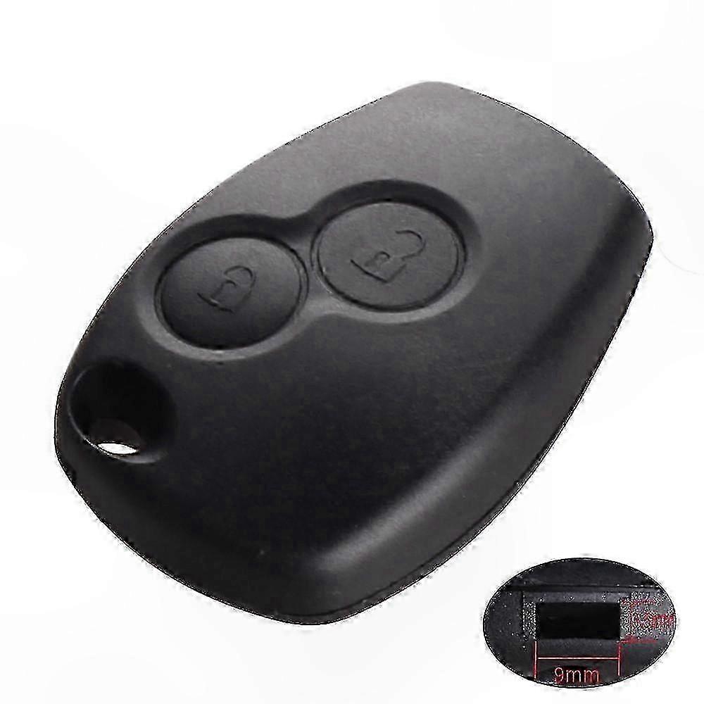 2-Button Car Remote Key with 9/3.5 Hole for Compatible Vehicles