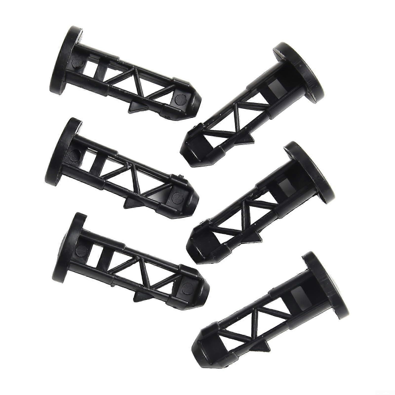 Hinge Pin Replacement 67mm x 31mm For Wheelie Bin Lid Black Plastic 240L Trash Cans 3 Pairs