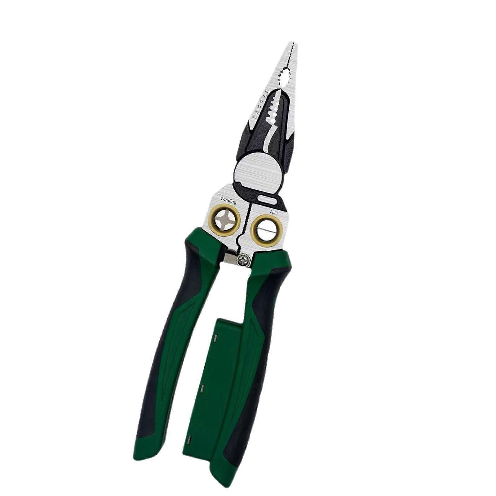 Voltage Tester for Electrical Work, Wire Stripper, Audible LED Alarm, NonSlip Wire Pull Tool, Electrician Tool Set