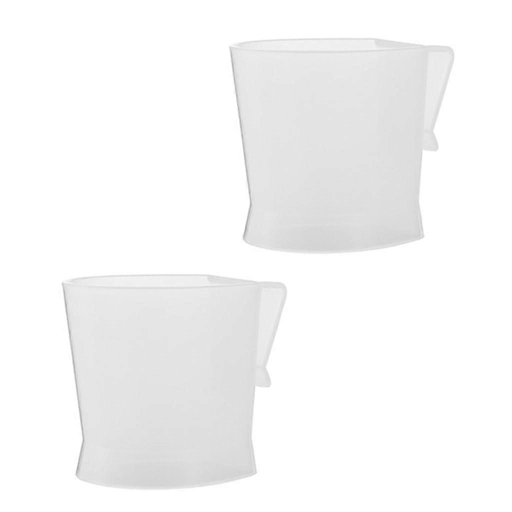 Clear Fridge Door Storage Racks 2 Pack Inverted Yogurts Bottle Organizer