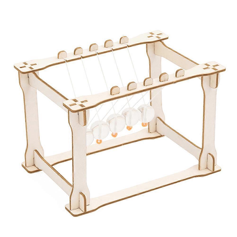 DIY Newton's Cradle Physics Science Toy for Momentum Experiment 5Sets
