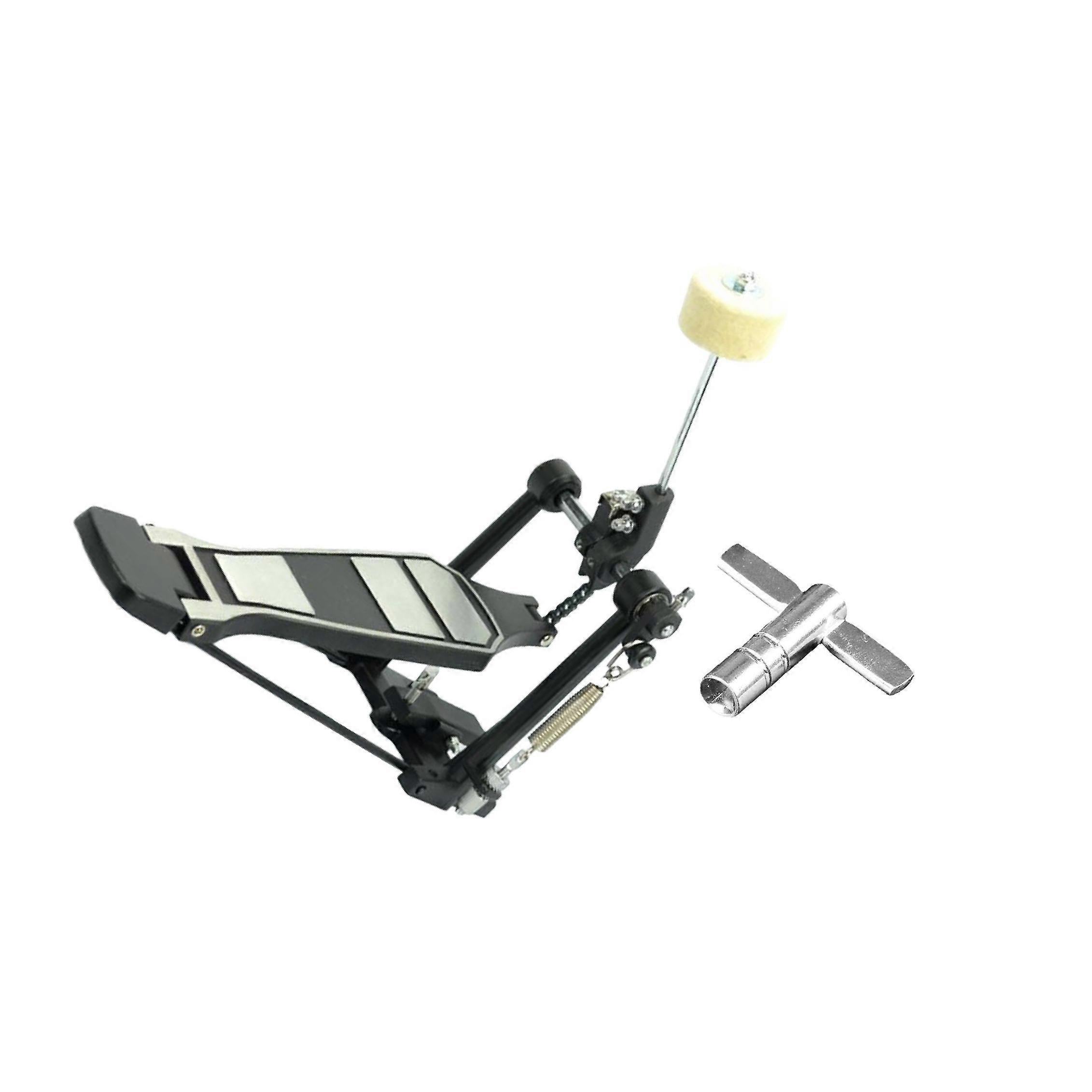 ngle Bass Drum Pedal with Drum Key Drum Accessory for Beginners for Jazz Drums