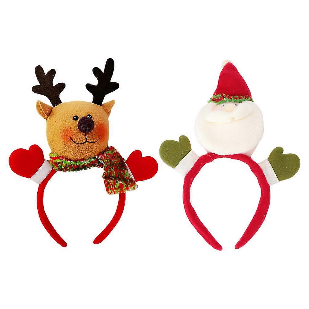 Ünnepi hajpánt dekorációhoz 4 db-os karácsonyi baba parti kiegészítők