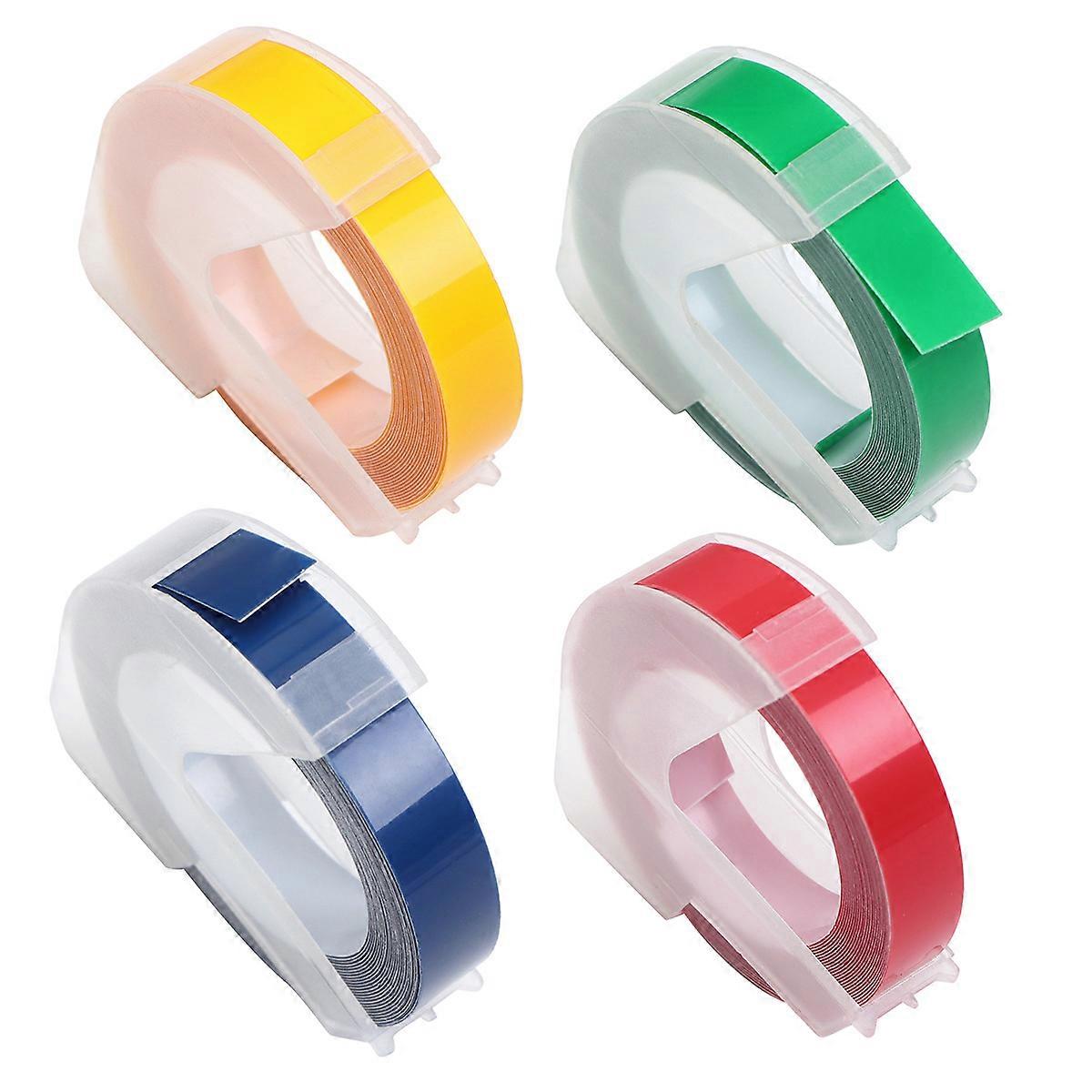 Embossing 2Pcs For Daily Use Label Printer Abrasion Resistant Temperature Resistant Blue