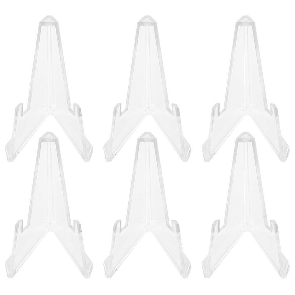 30 Pcs Clear Badge Display Stands Storage Racks For Collectors Practical And Stable Support For Badges Coins Jewelry