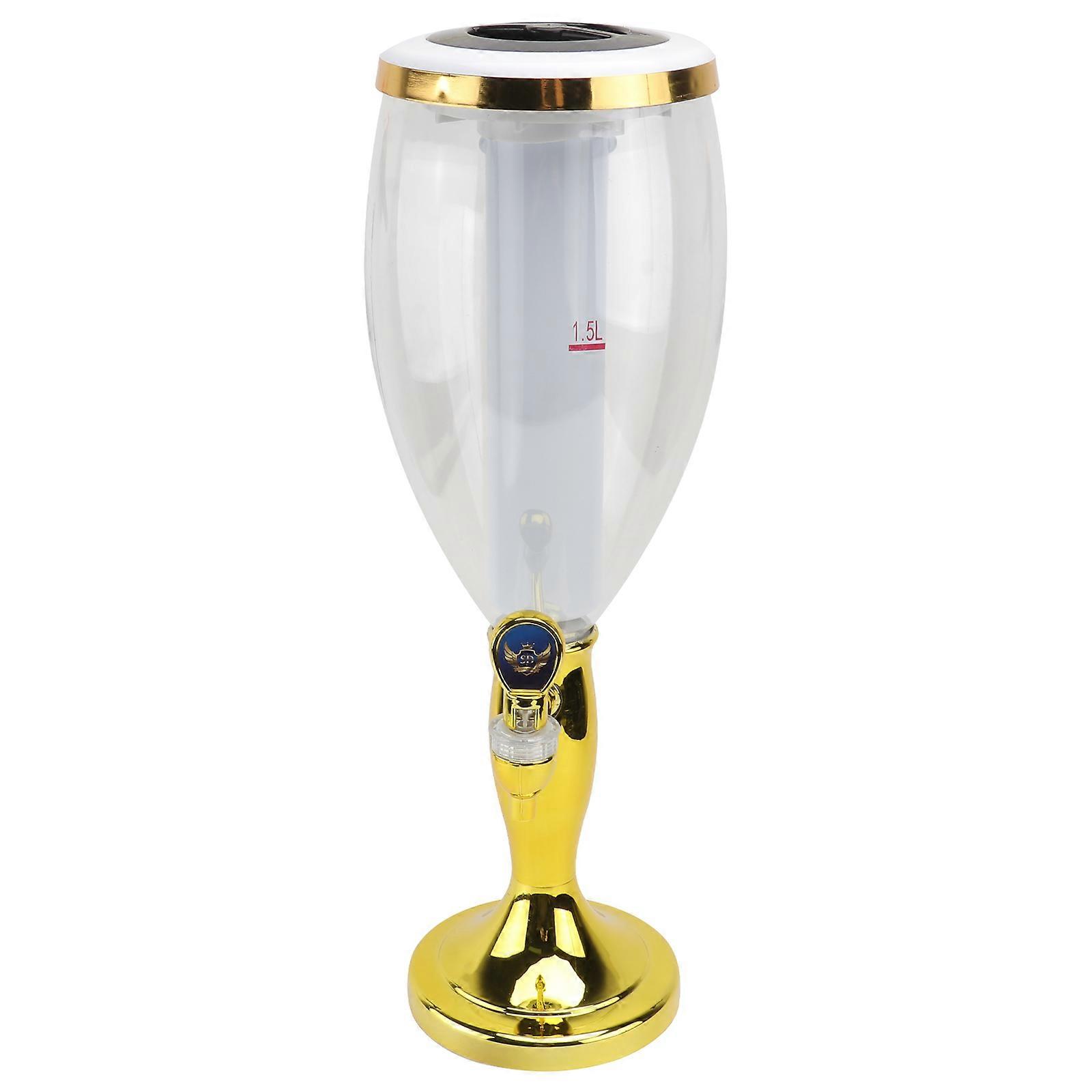 Beer .5L Plastic Tabletop Dispenser with LED for Beer Dispensing