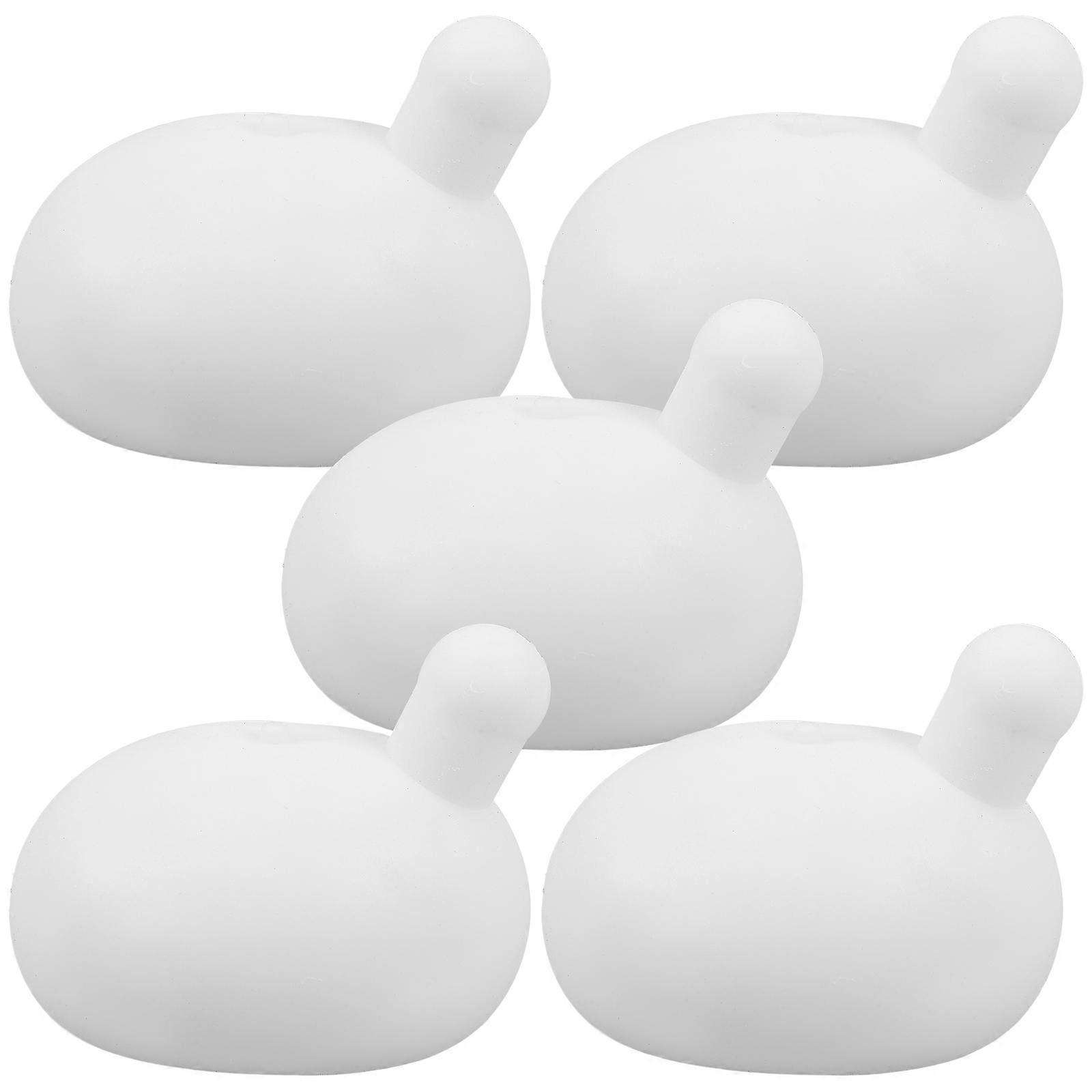 DIY Blow Bubble Insert 5Pcs White Tpr Inner Ball