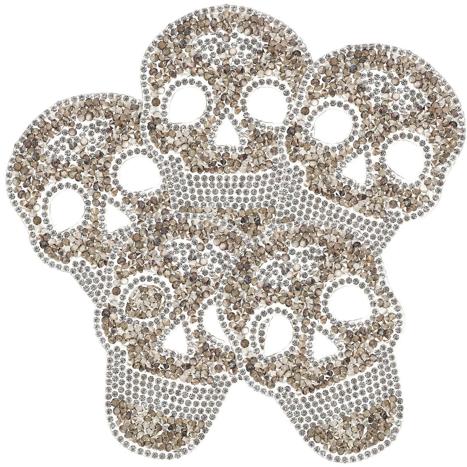 20Pcs Multi-Function Skull Sewing Patches for Back Garment Repair